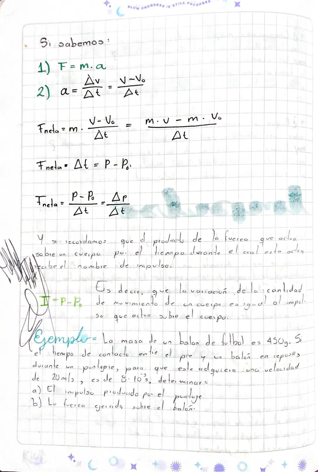 SLOW PROGRESS IS STILL PROGRESS
Cantidad
de
movimiento
Todos sabemos que
que a
92
31530
balon
sabemos
es
mas dificil detener
con la
oh
d
93
