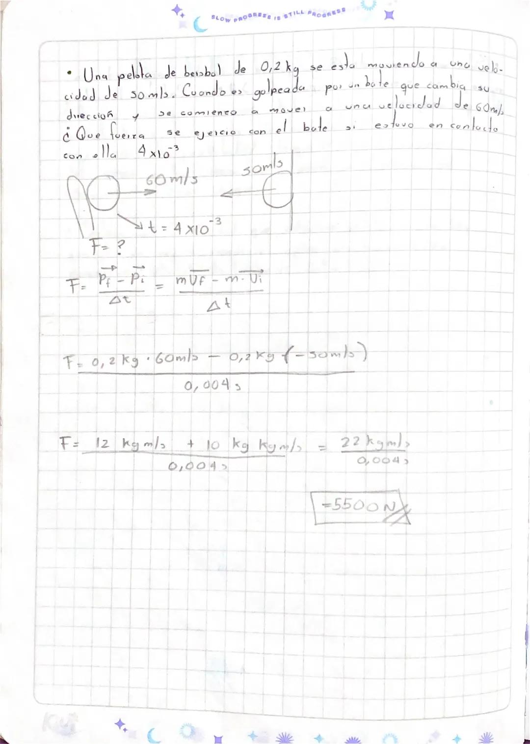 SLOW PROGRESS IS STILL PROGRESS
Cantidad
de
movimiento
Todos sabemos que
que a
92
31530
balon
sabemos
es
mas dificil detener
con la
oh
d
93
