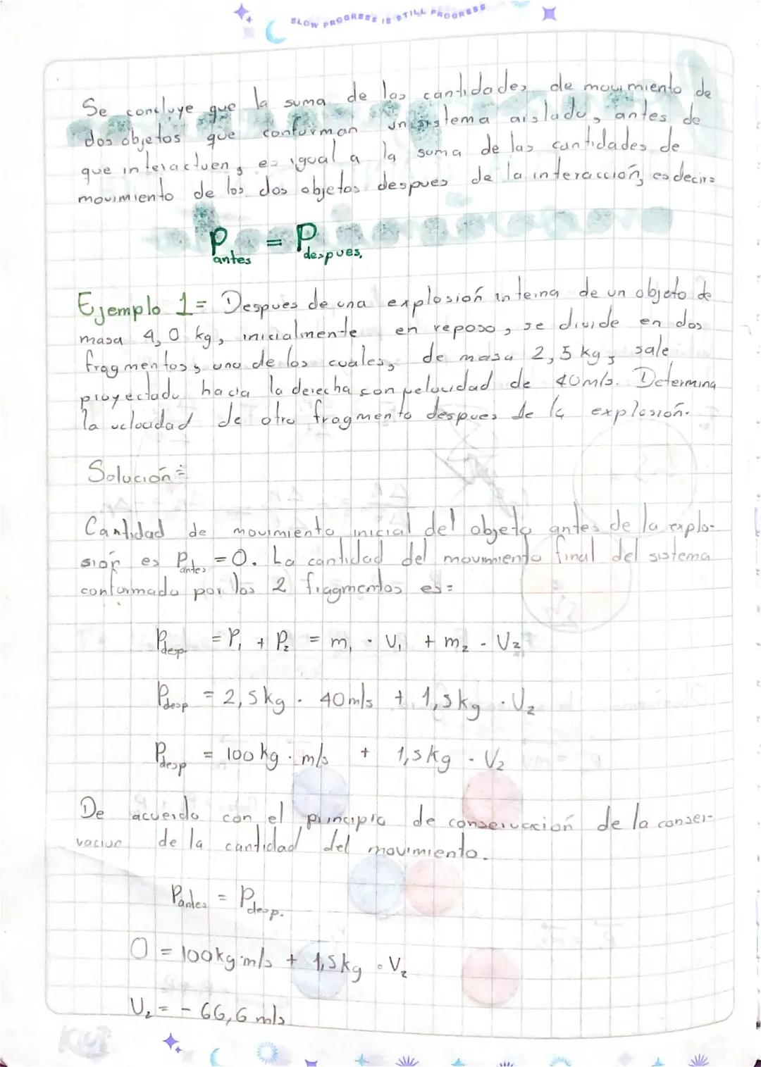 SLOW PROGRESS IS STILL PROGRESS
Cantidad
de
movimiento
Todos sabemos que
que a
92
31530
balon
sabemos
es
mas dificil detener
con la
oh
d
93
