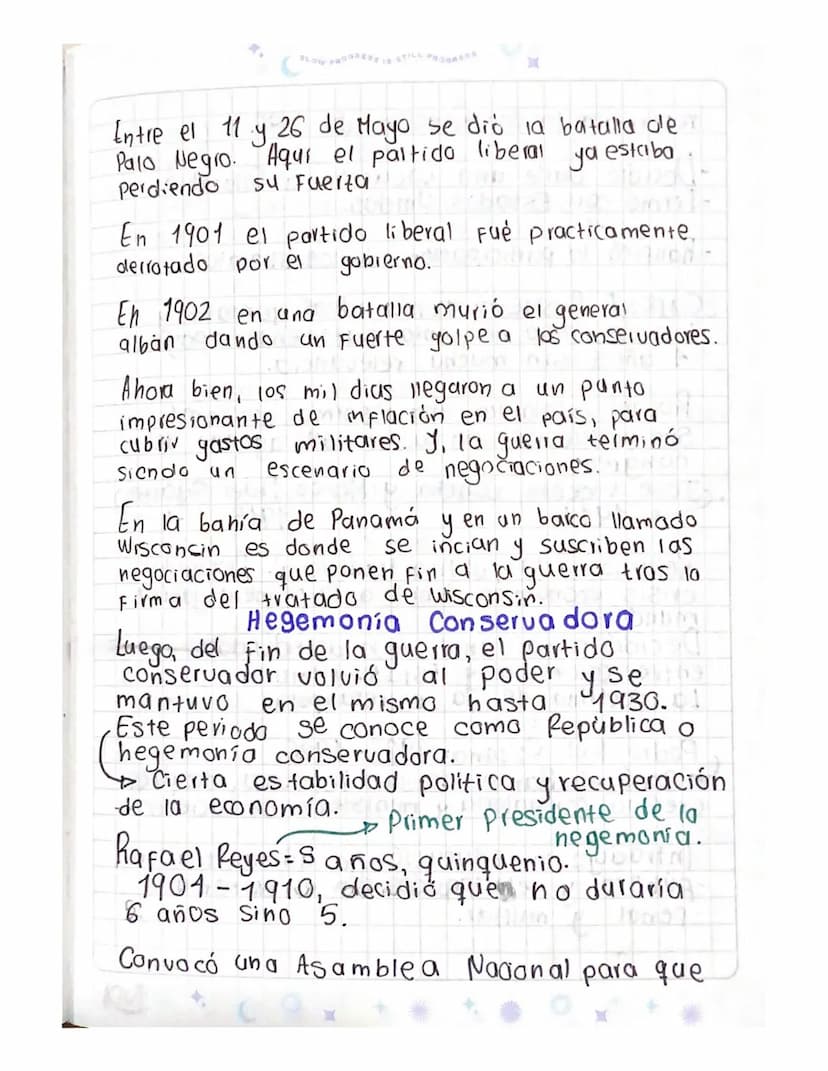 la
23-02-23
na guerra de
Os mil dias
POS
dog osid pr
guerra de los mil dias Fue un conflicto armado
que ocurrió en Colombia
entre los años 1