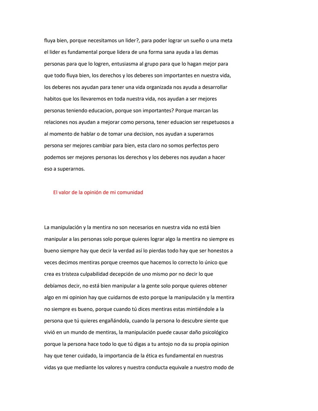 LA COMUNIDAD
EDUCATIVA
=
ENRIQUECE MI
RELACION CON LOS OTROS
Actividad 1: Desarrolla una enseñanza de los temas 3 y 4 en donde expliques por