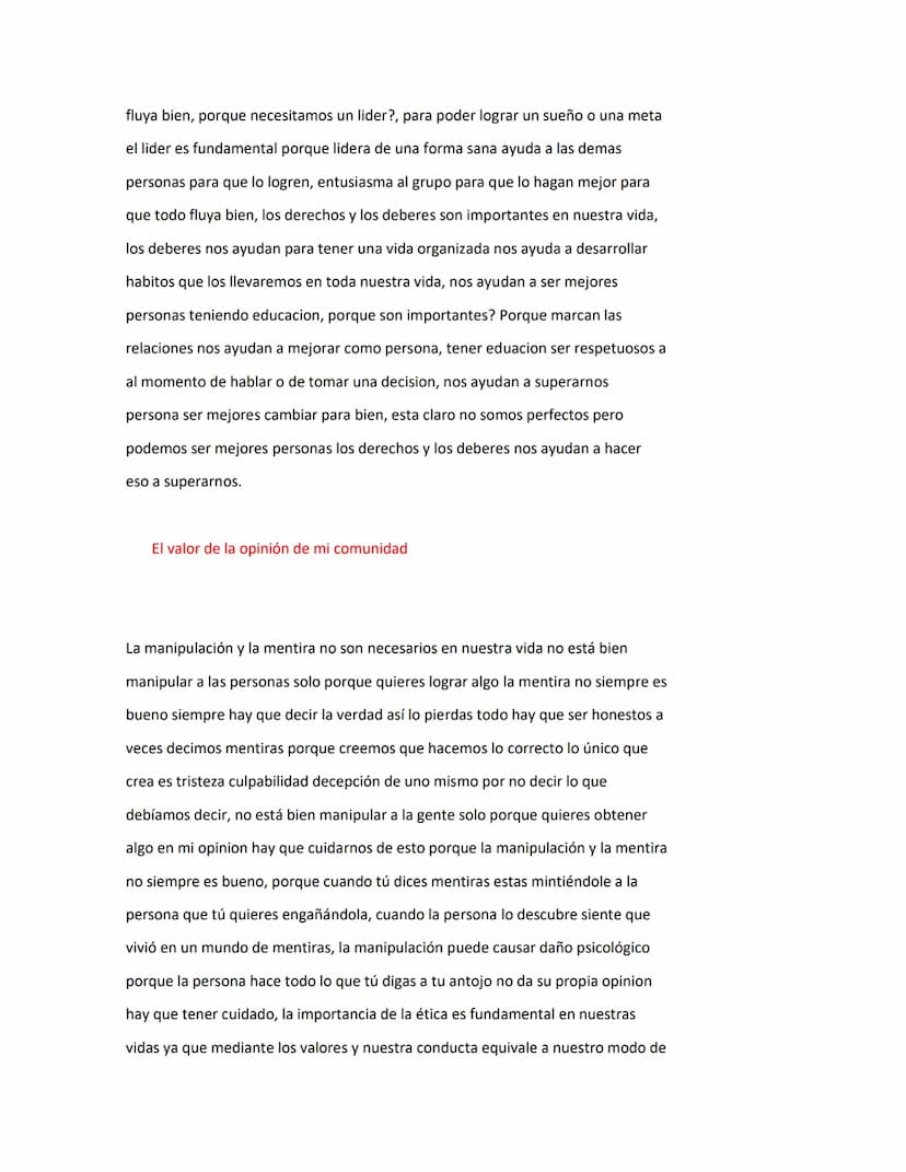 LA COMUNIDAD
EDUCATIVA
=
ENRIQUECE MI
RELACION CON LOS OTROS
Actividad 1: Desarrolla una enseñanza de los temas 3 y 4 en donde expliques por