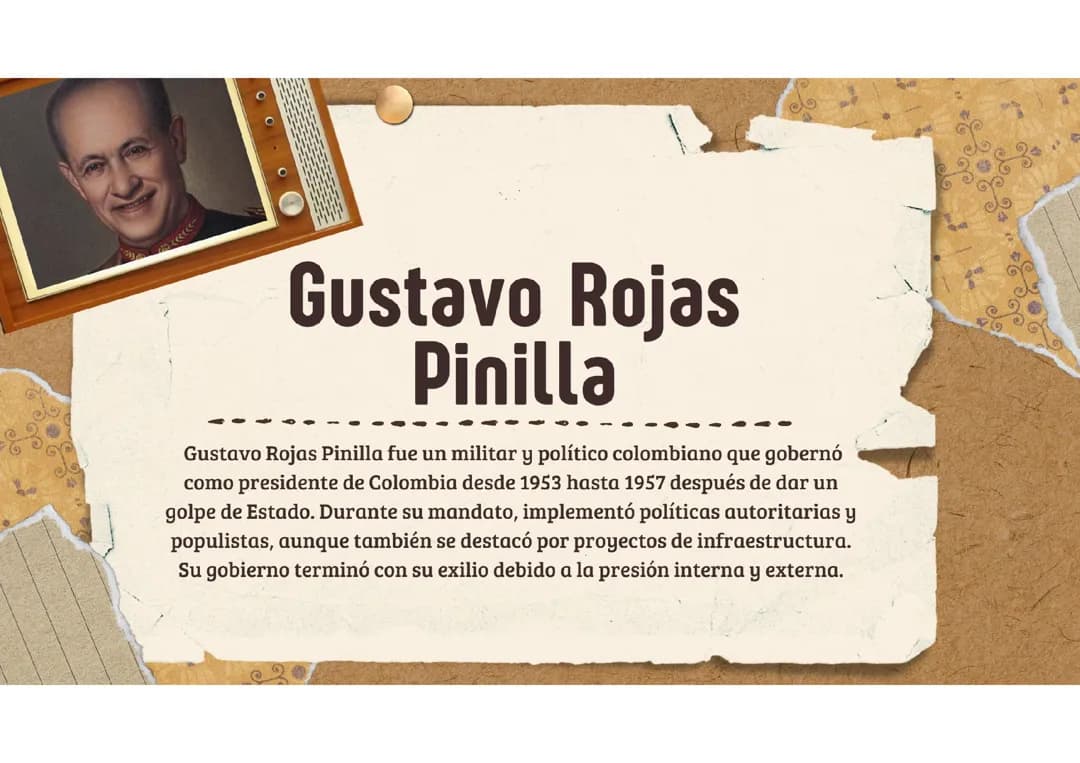 Dictadura de Gustavo Rojas Pinilla 