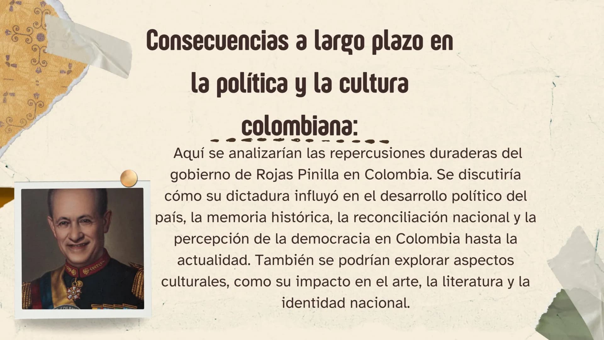Gustavo Rojas
Pinilla
Gustavo Rojas Pinilla fue un militar y político colombiano que gobernó
como presidente de Colombia desde 1953 hasta 19