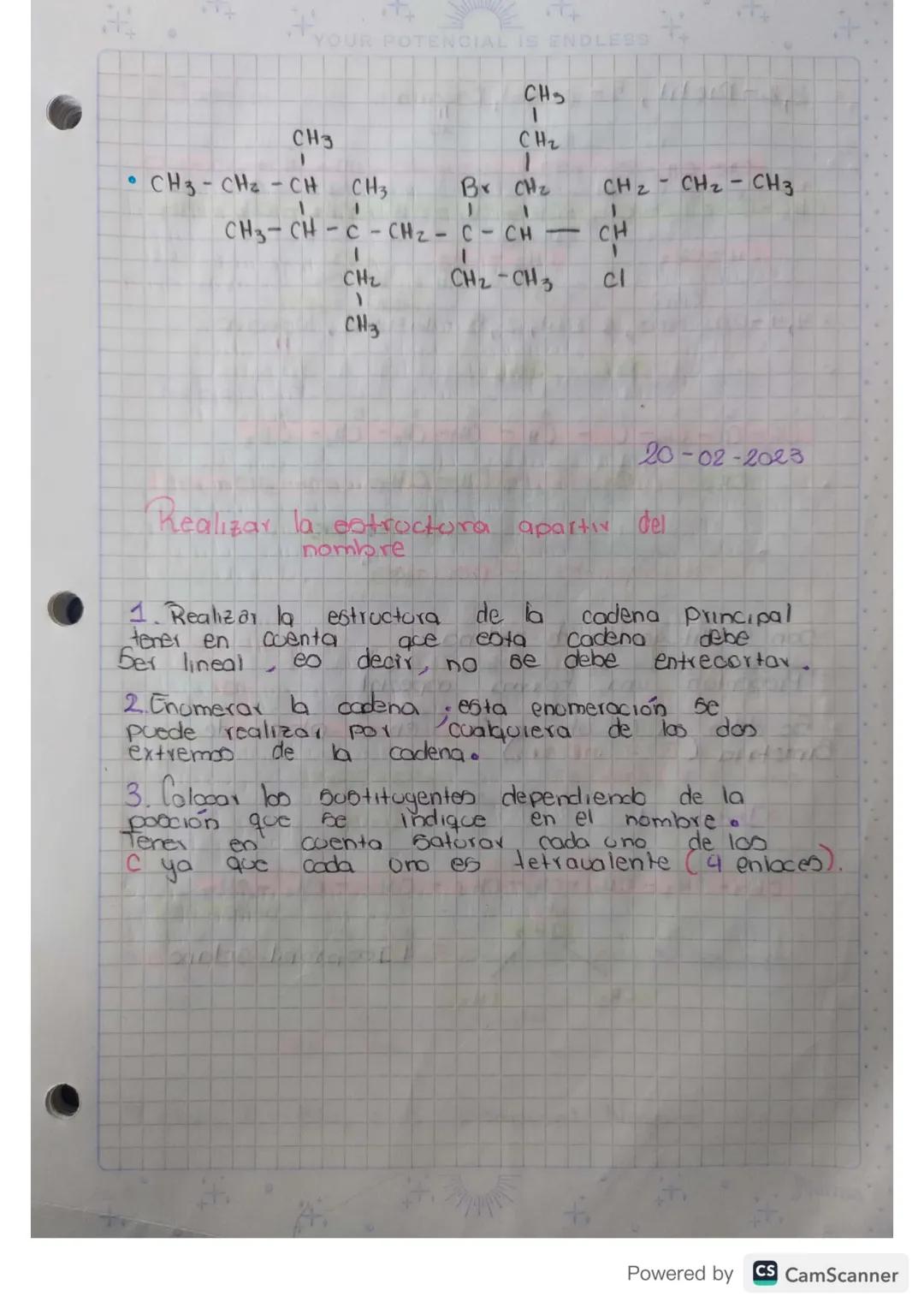 O
YOUR POTENCIAL IS ENDLESS
Introducción Quimica
organica
6-02-2023
La acimica organica tambien
eo llamada
Quimica del
Carbono"
Compuestos :