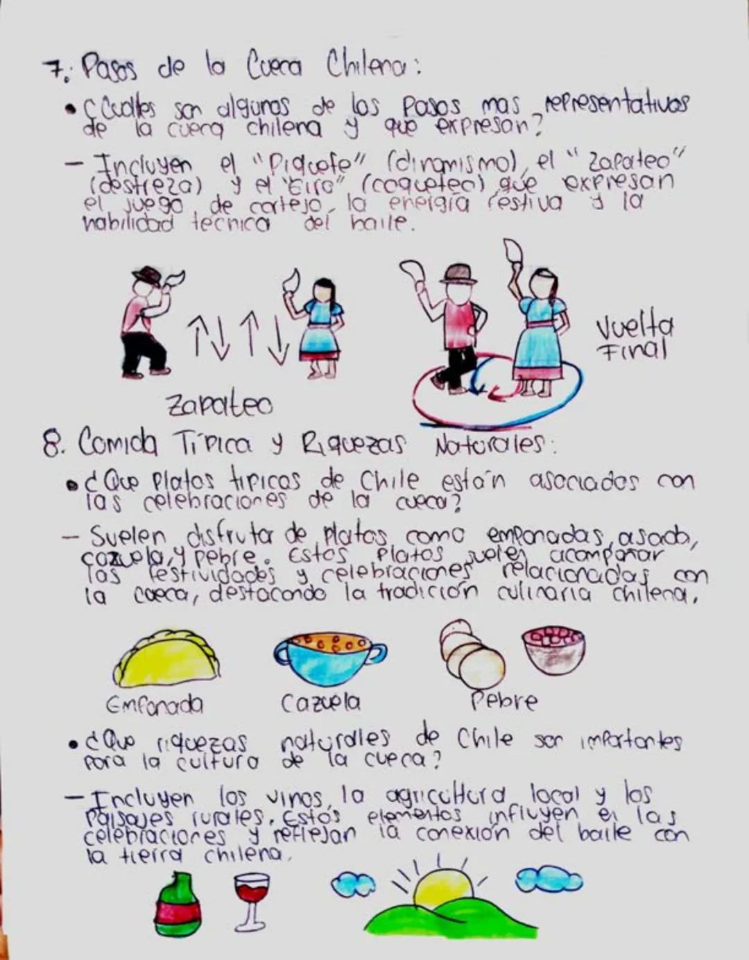 Taller: Chile y la Cueca Chilena
1. ¿Que es la Cueca Chilena?
-Lo Cueca es una danza de Parejas sueltas mixtas
de bailarines con Pañuelo
en 