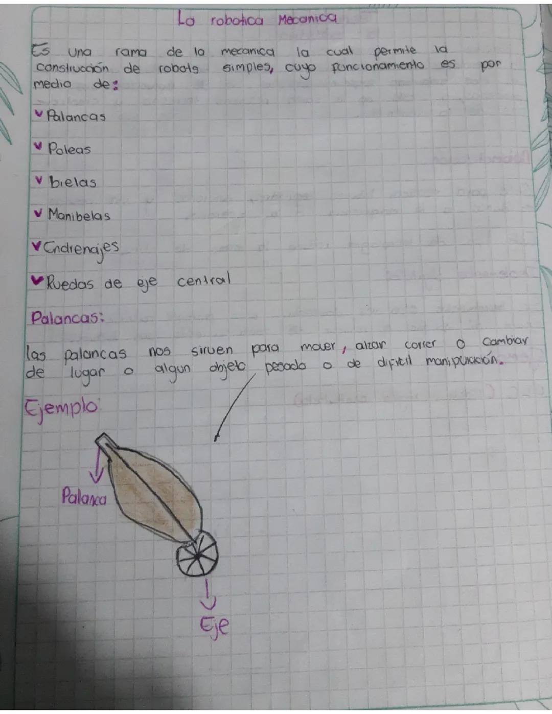 Principios y Componentes de la Robótica Mecánica