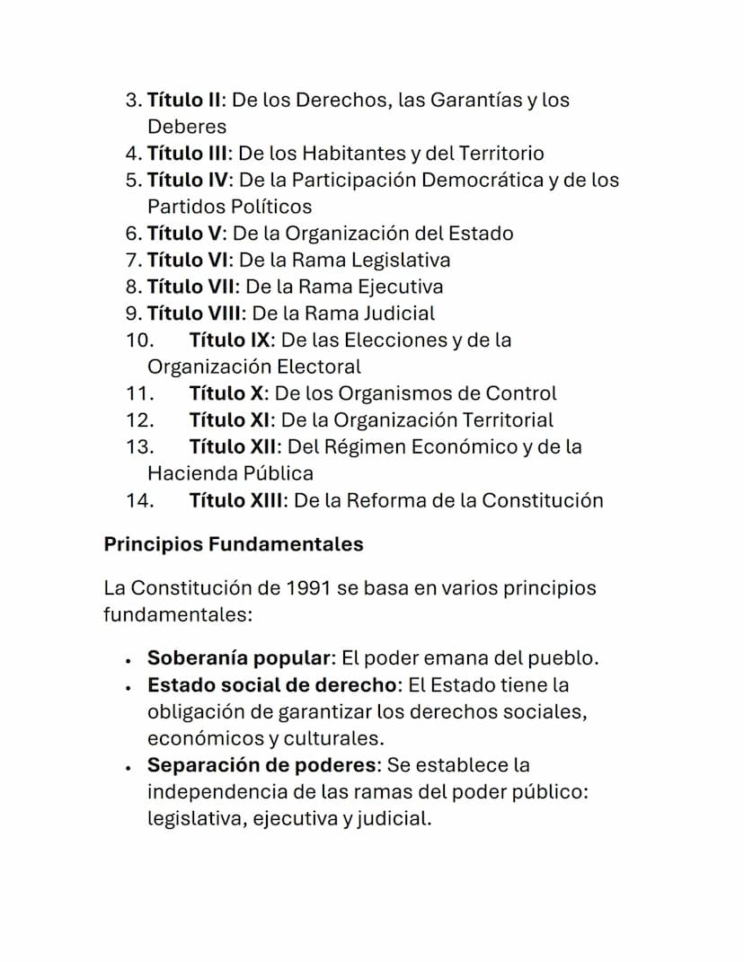 Constitución y Leyes
Colombianas
Introducción
La Constitución Política de Colombia, promulgada en
1991, es la máxima norma del ordenamiento 