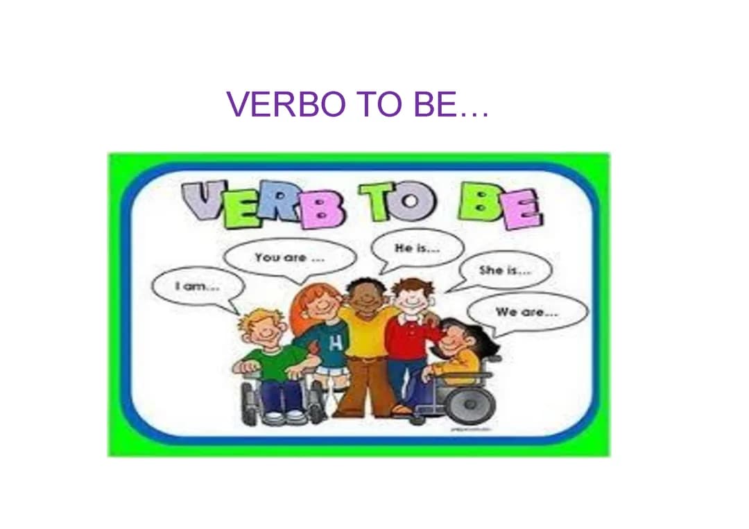 Verbo to be