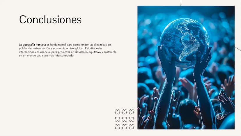 Geografía Humana: Dinámicas de
Población, Urbanización y Economía Introducción
La geografía humana estudia la distribución y dinámicas de la