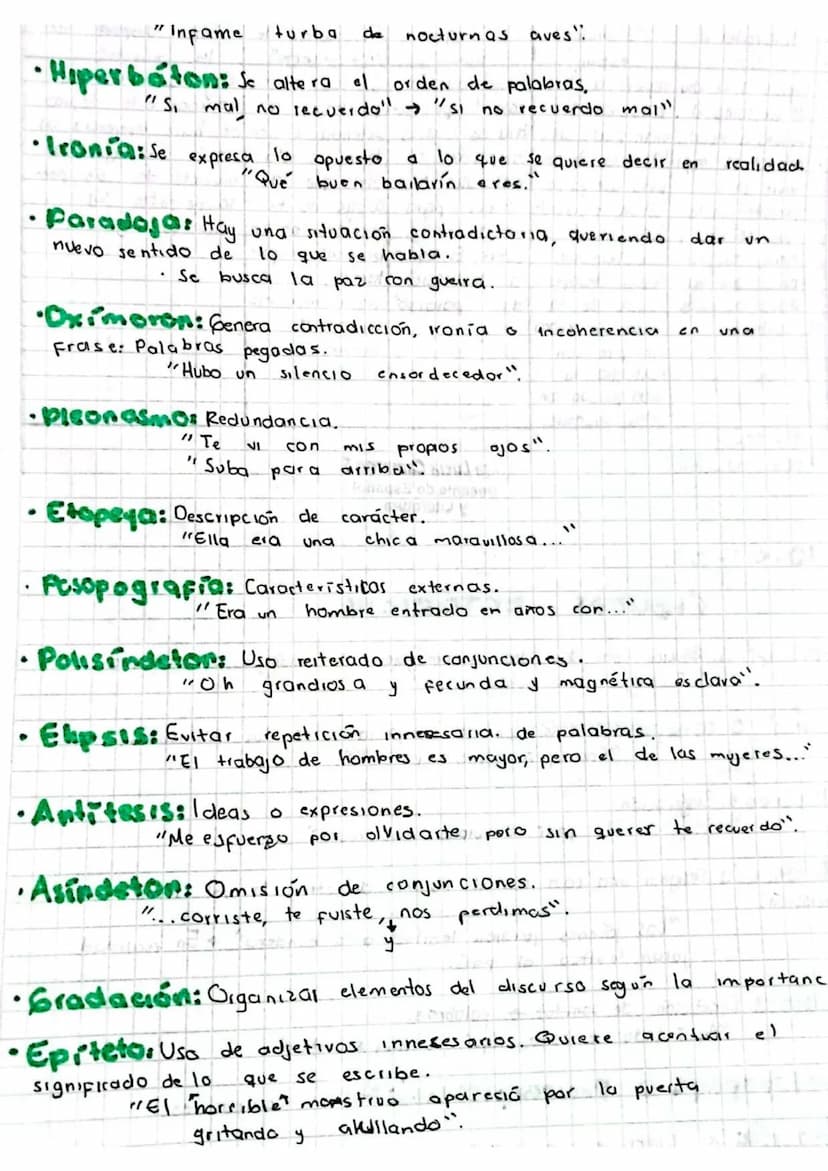 FIGURAS
RETÓRICAS
•Metáfora: Relación entre dos ideas o
"
Tus
Imágenes, de analogia o semejanza.
Ojos son verde selva".
Simil o comparacion: