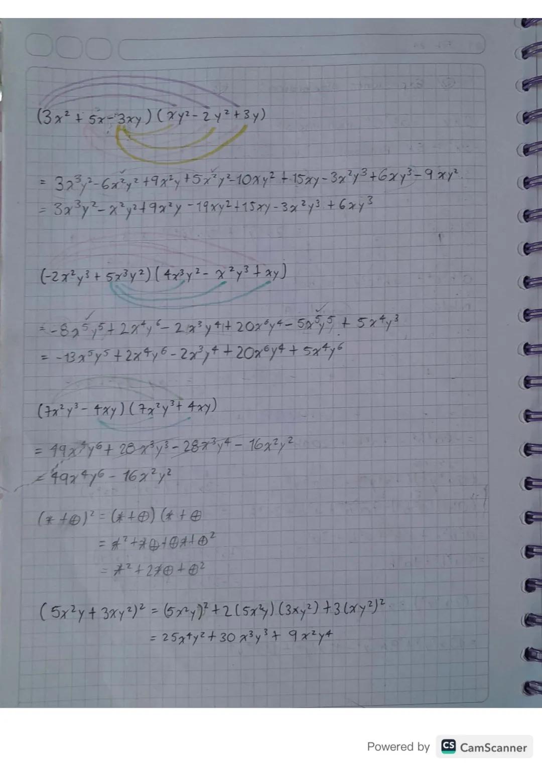 21 Feb 24

Expresiones Algebraicas. ♡

2xy ab³c² monomios

-3x² + 5x Binomios

3xy² + 5x²y²-3xy Trinomios

El grado. $5x^2y^{3+2} = 9$

rela