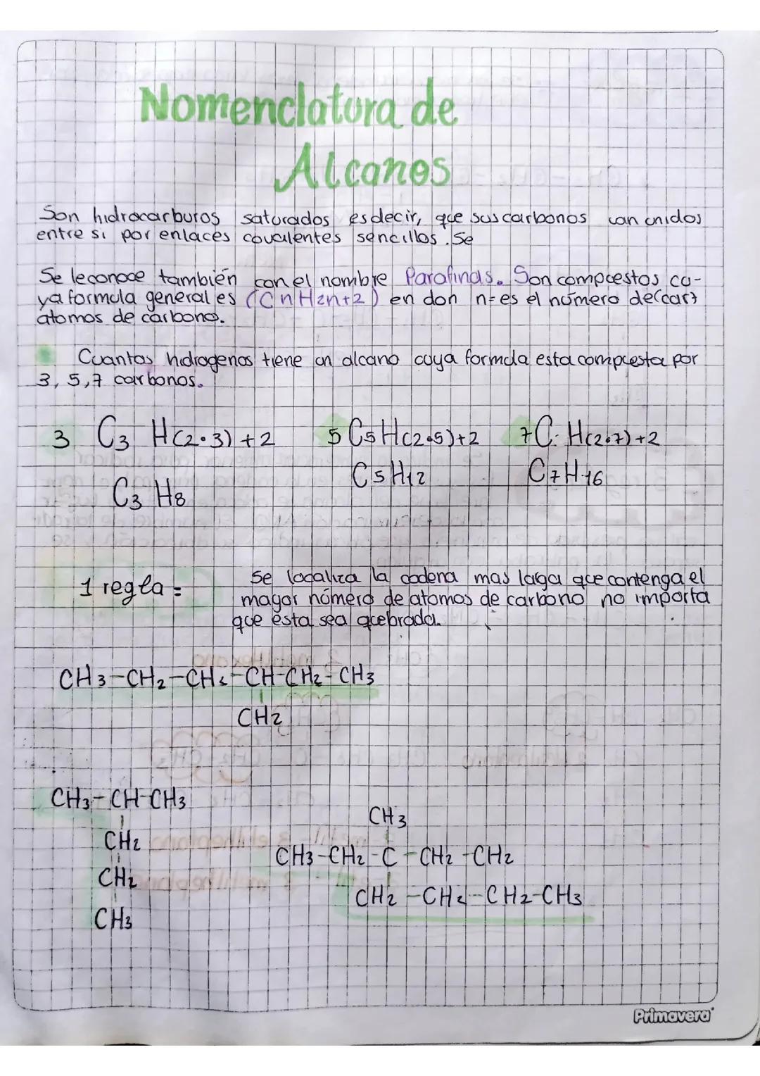 Nomenclatura de Alcanos: Características y Ejemplos Prácticos