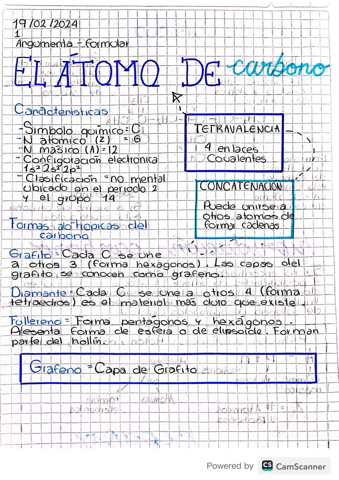 El átomo de carbono 