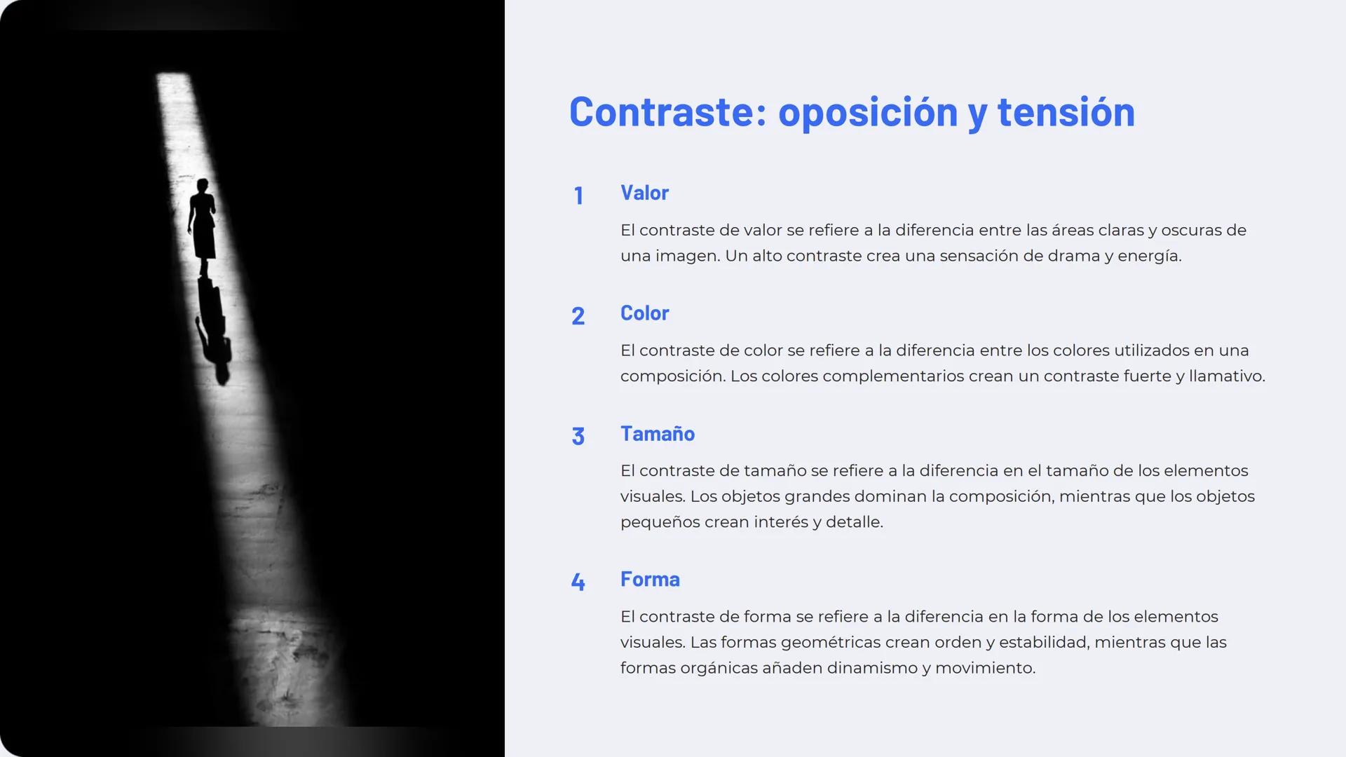 Introducción a los
principios de
composición
La composición es la organización de los elementos
visuales en una obra de arte. Es un proceso 