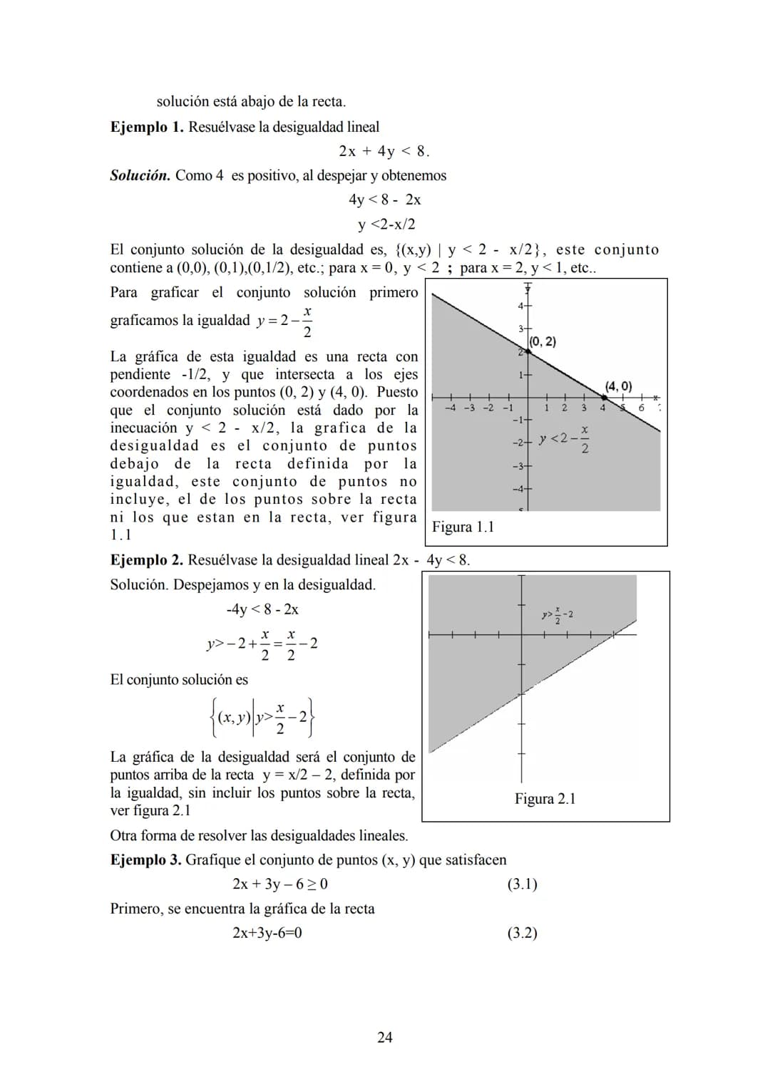Contenido
Desigualdades
I. Desigualdades..
0. Introducción......
1. Propiedades de las desigualdades.
2. Intervalos..........
3. Problemas d