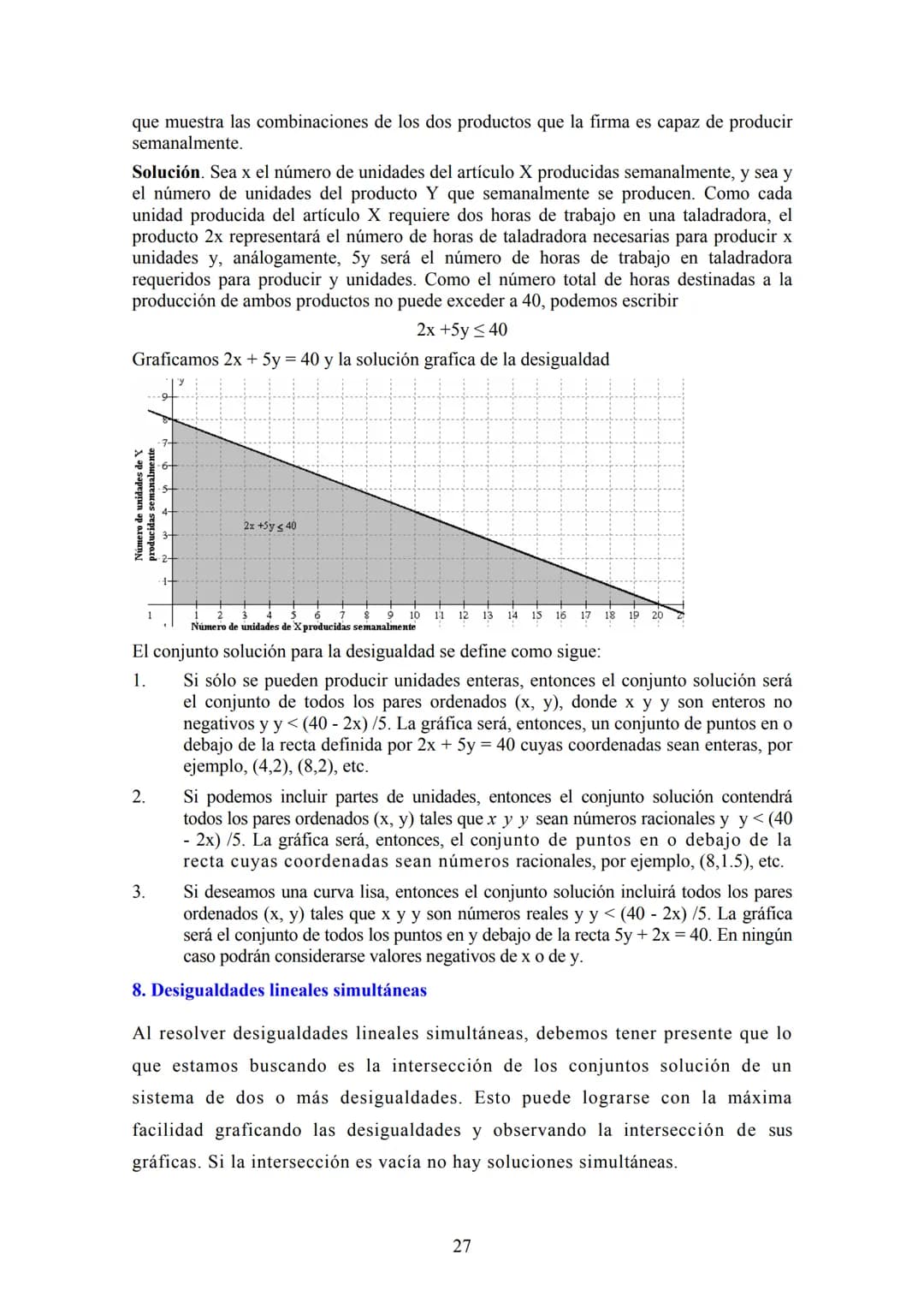 Contenido
Desigualdades
I. Desigualdades..
0. Introducción......
1. Propiedades de las desigualdades.
2. Intervalos..........
3. Problemas d