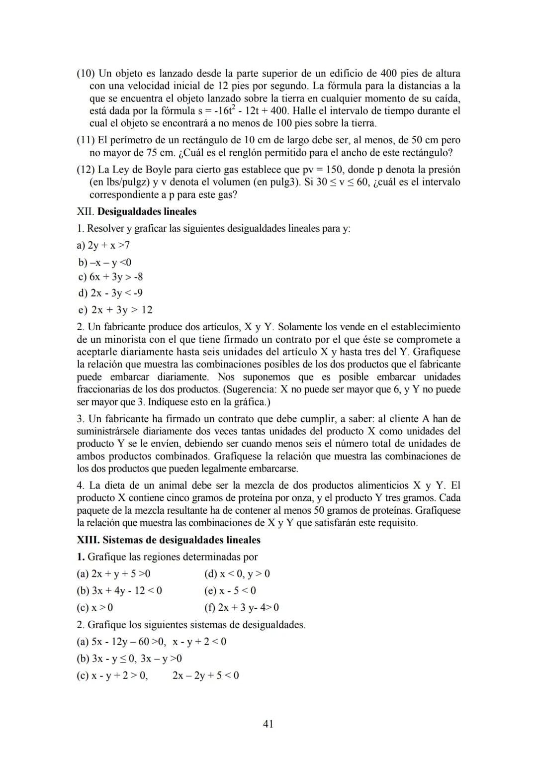 Contenido
Desigualdades
I. Desigualdades..
0. Introducción......
1. Propiedades de las desigualdades.
2. Intervalos..........
3. Problemas d