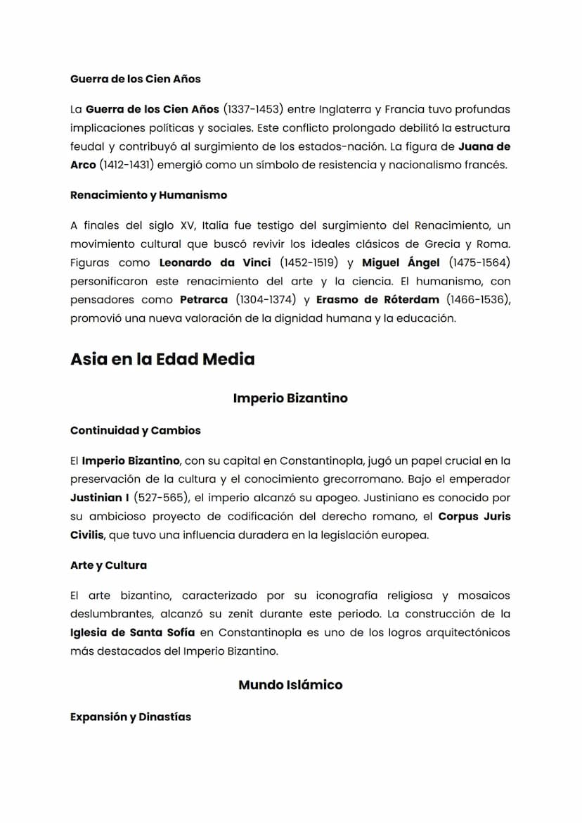 LA EDAD MEDIA
La Edad Media, comprendida entre la caída del Imperio Romano de Occidente en
476 y el descubrimiento de América por Cristóbal 