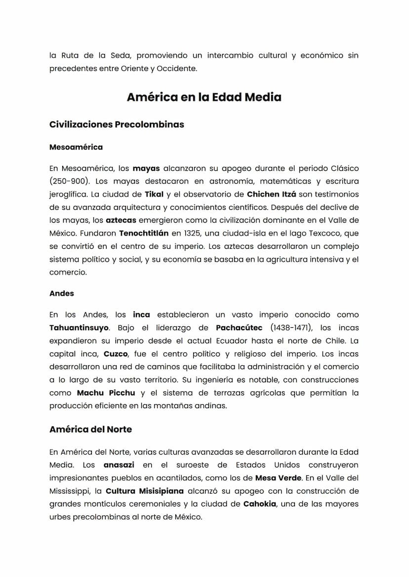 LA EDAD MEDIA
La Edad Media, comprendida entre la caída del Imperio Romano de Occidente en
476 y el descubrimiento de América por Cristóbal 