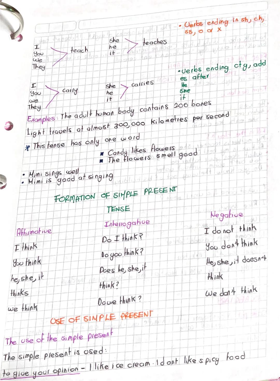 # SIMPLE PRESENT TENSE

Simple present is used to talk about an action which happens
on a regular basis.

• We use the present tense to talk