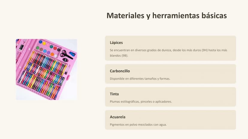 la pintura y el
dibujo
Este curso te permitirá explorar el apasionante mundo de la pintura y el
dibujo. Aprenderás las técnicas básicas, los