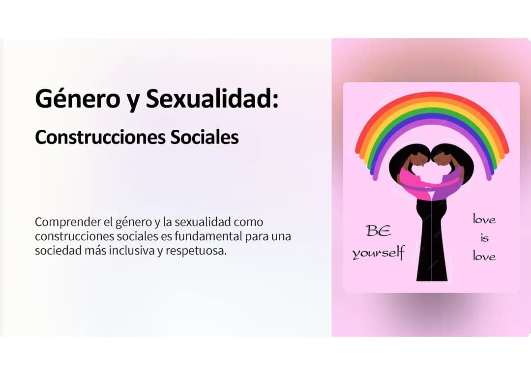 Género y sexualidad: 