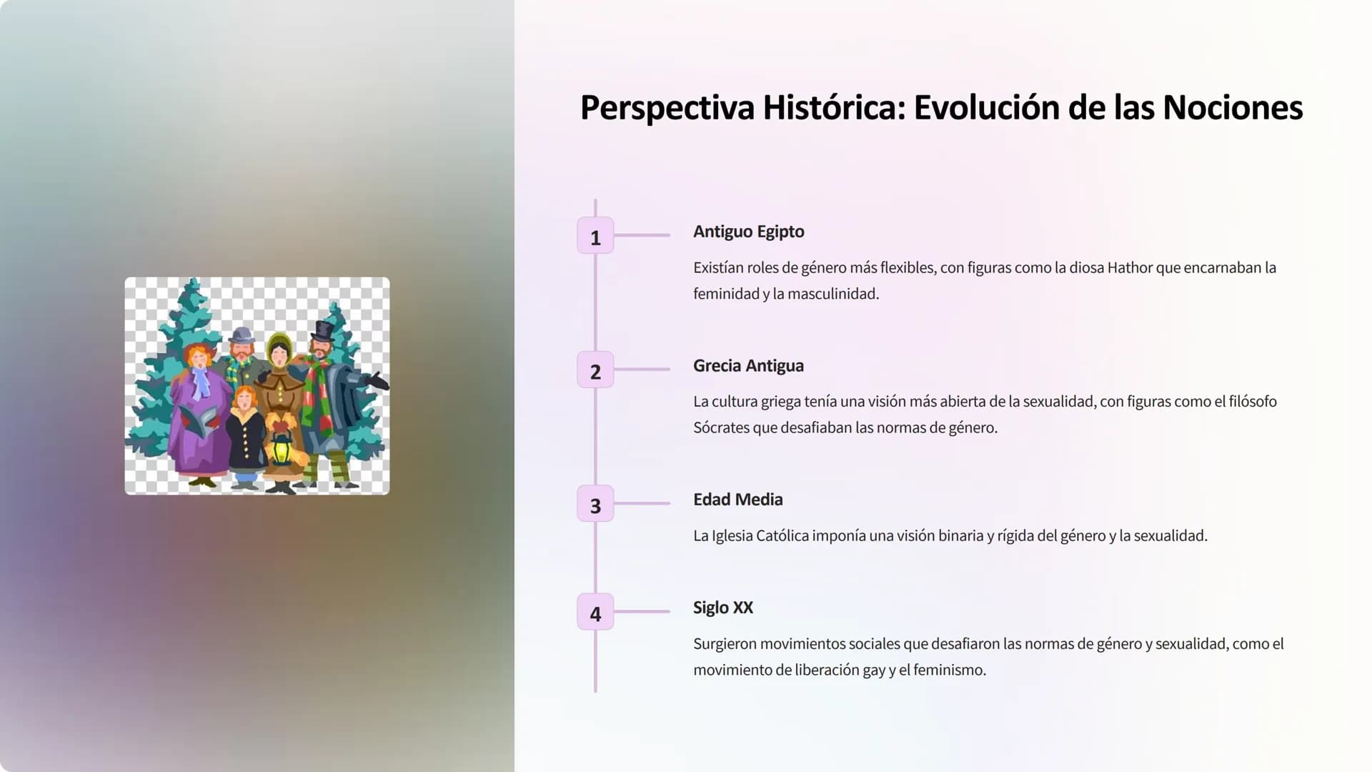 Género y Sexualidad:
Construcciones Sociales
Comprender el género y la sexualidad como
construcciones sociales es fundamental para una
socie