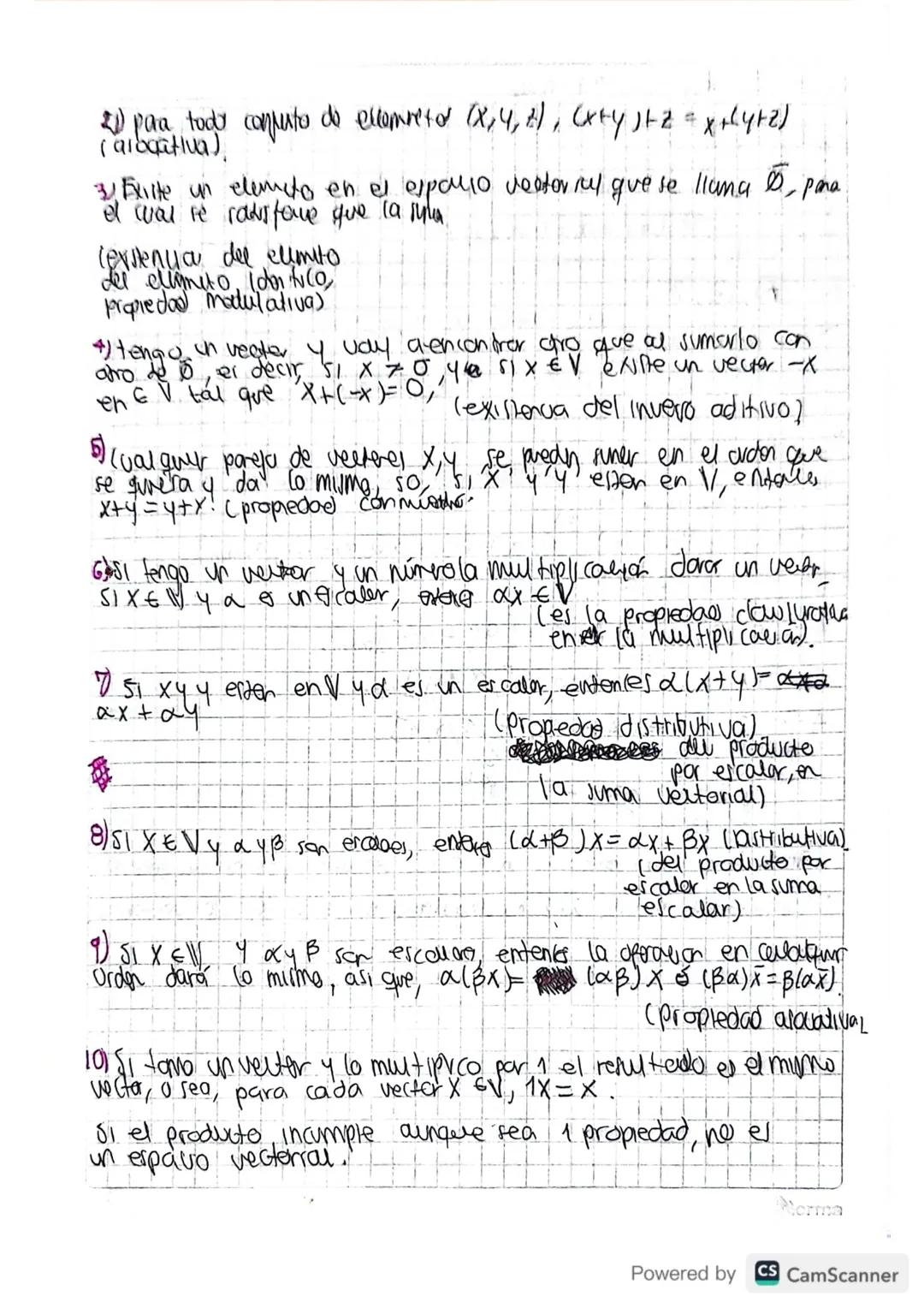 Espacios vectoriales
DO
MM AA
Sumer...
Propiedad
clausurativa
a+b EN
Asocativa..
9+b+c=9+0+c
operavares: son estructuras.
binamas rej
1+2+3 