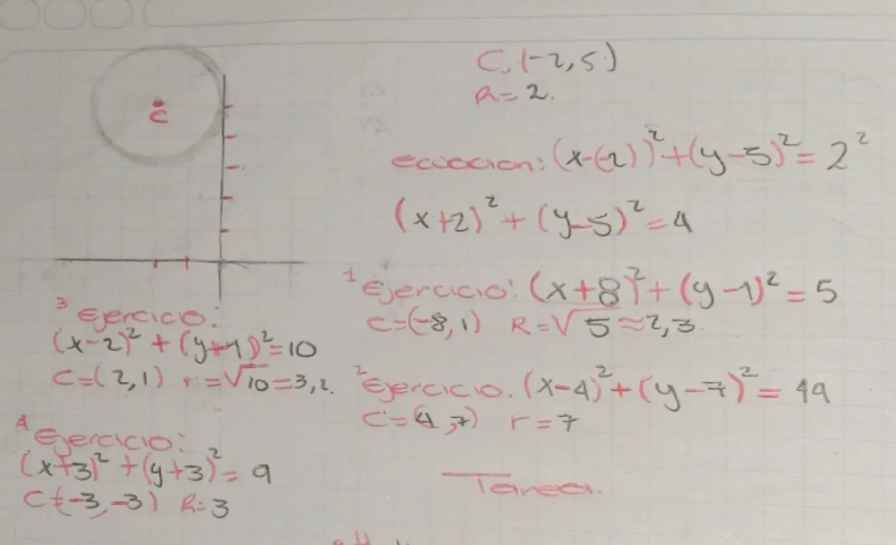 econdo
Circonferencia
Toera de Origen
C=0,0
18/10/14
of traza la circonferencia con centro
distinto a (0,0) En coalover lugar del plano la
t
