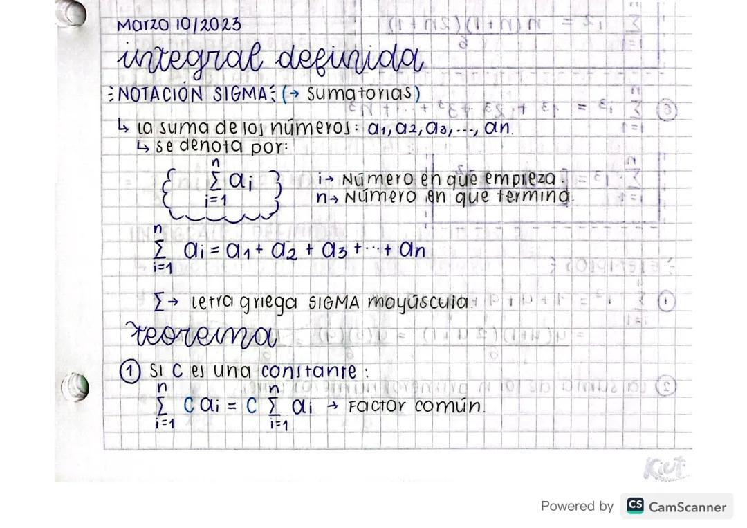 Matemáticas grado 11 - Integrales definidas