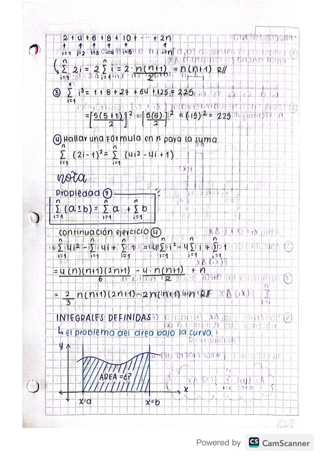 M
WT
=
2
ト
(-)
Marzo 10/2023
(INS) (1+
integral definida
ENOTACION SIGMA (sumatorias)
La suma de los números: α11, α12, α13, ---, an.
se den
