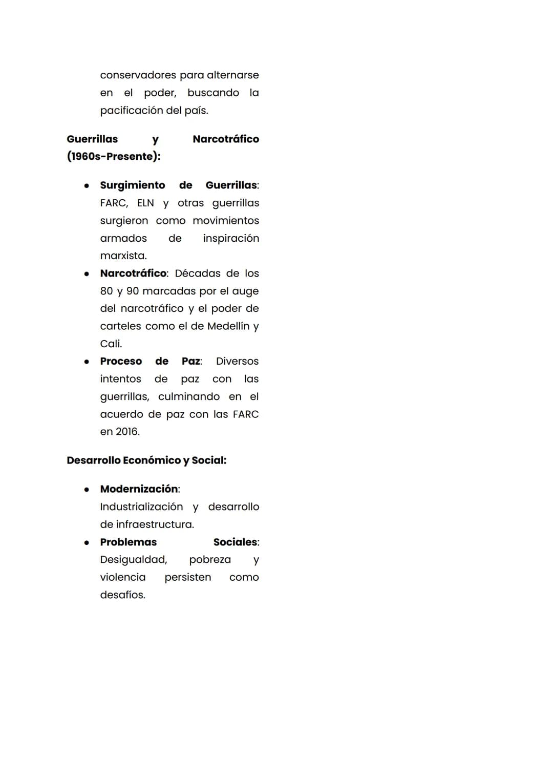 Historia de Colombia: puntos
claves para el examen corte II
Época Precolombina
Antes de la llegada de los europeos,
el territorio que hoy co