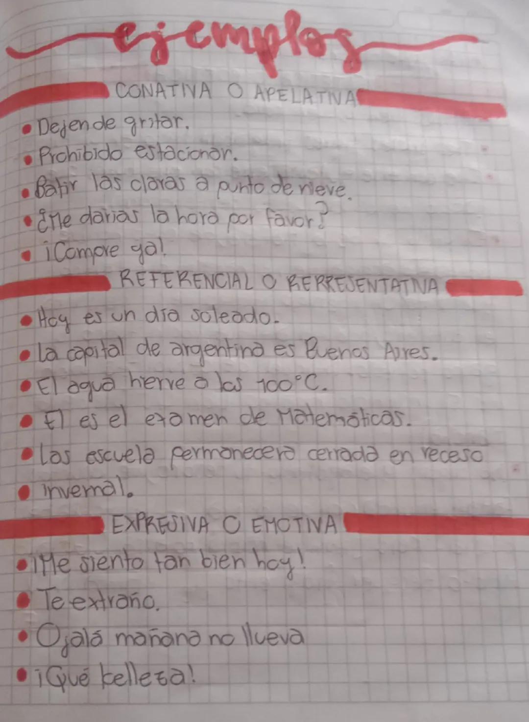 to
FUNCIONES DE LA
LENGUA
Referencial o representativa:
Se transmite información.
(puede ser objetiva o subjetiva)
Expresiva
emotiva:
Se res