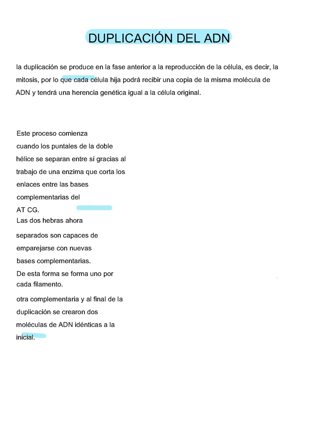  Duplicación del ADN 
