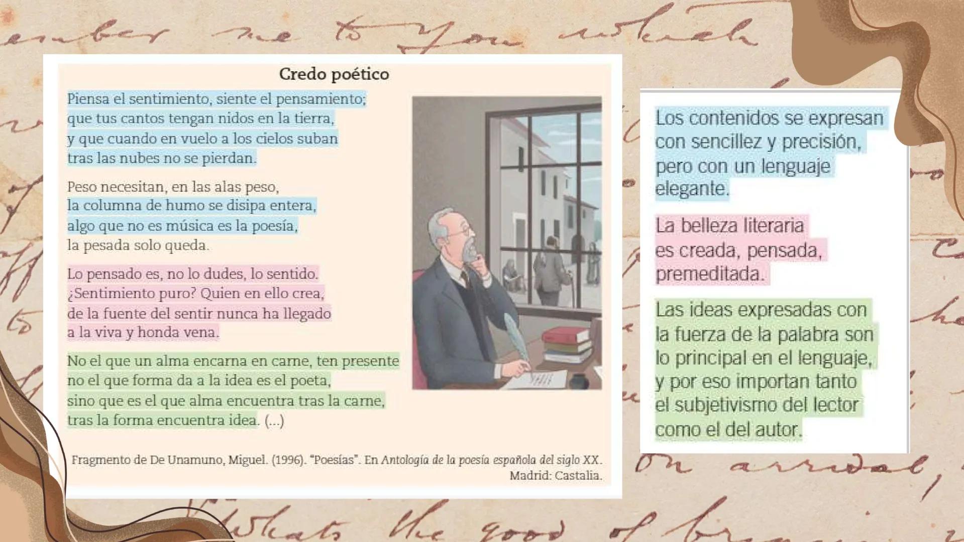 Caracteristicas
(GENERACIÓN DEL 98)
I hop
che
foo RUPTURA CON LOS
MODELOS
ANTERIORES
XI
I
A
Características formafes
BUSQUEDA DE LA
BELLEZA 
