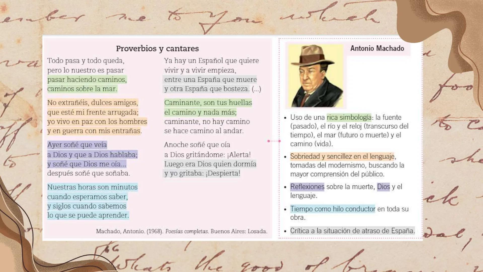 Caracteristicas
(GENERACIÓN DEL 98)
I hop
che
foo RUPTURA CON LOS
MODELOS
ANTERIORES
XI
I
A
Características formafes
BUSQUEDA DE LA
BELLEZA 