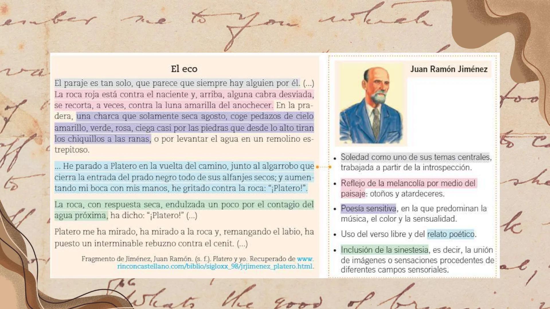 Caracteristicas
(GENERACIÓN DEL 98)
I hop
che
foo RUPTURA CON LOS
MODELOS
ANTERIORES
XI
I
A
Características formafes
BUSQUEDA DE LA
BELLEZA 
