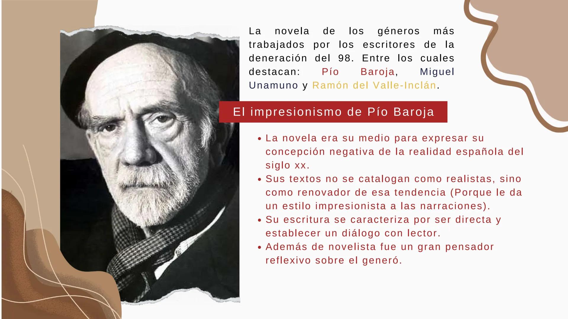 Caracteristicas
(GENERACIÓN DEL 98)
I hop
che
foo RUPTURA CON LOS
MODELOS
ANTERIORES
XI
I
A
Características formafes
BUSQUEDA DE LA
BELLEZA 