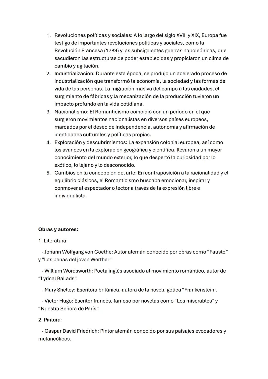 EL ROMANTICISMO
Concepto;
El romanticismo fue un movimiento cultural que surgió a finales del siglo XVIII y se
extendió hasta mediados del s