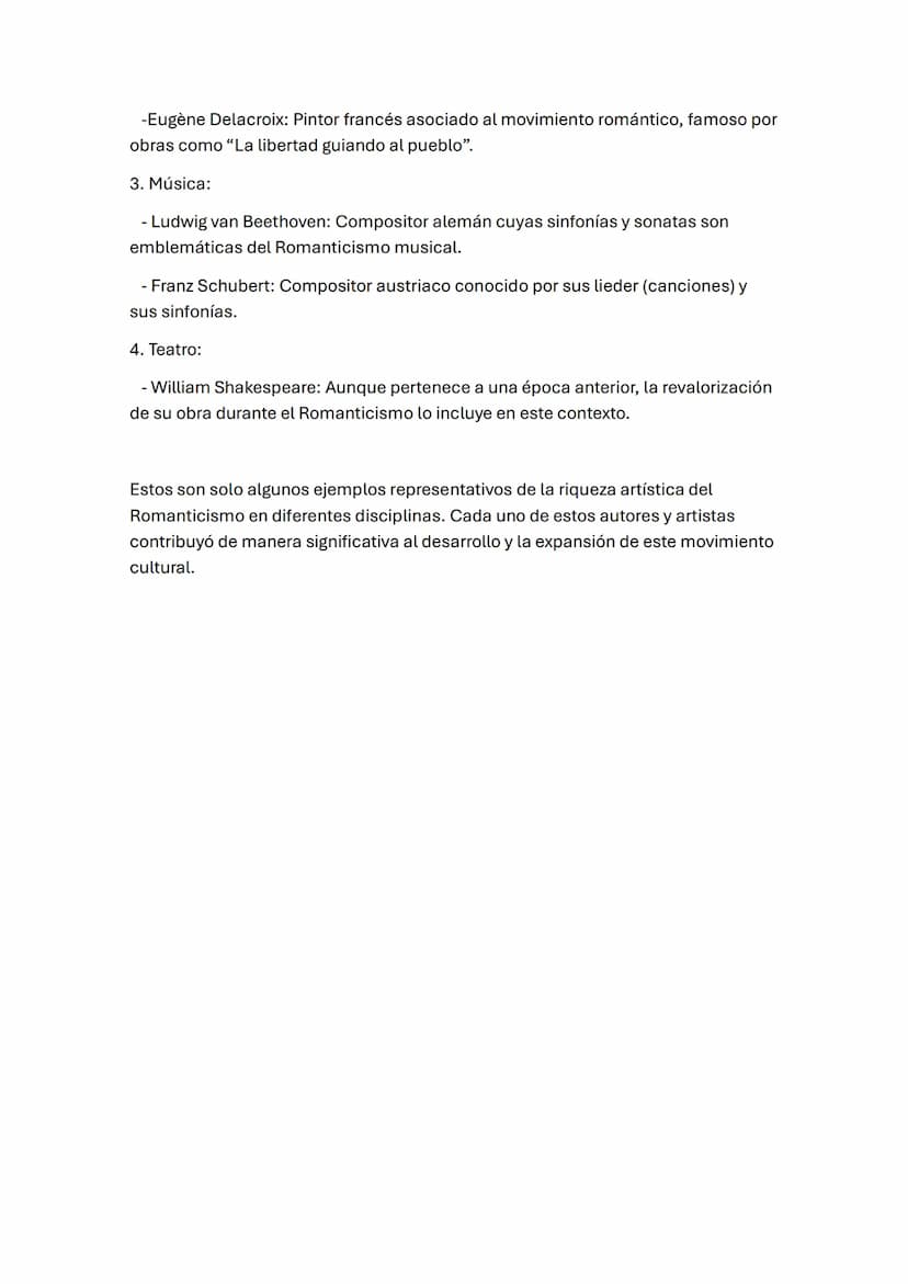 EL ROMANTICISMO
Concepto;
El romanticismo fue un movimiento cultural que surgió a finales del siglo XVIII y se
extendió hasta mediados del s