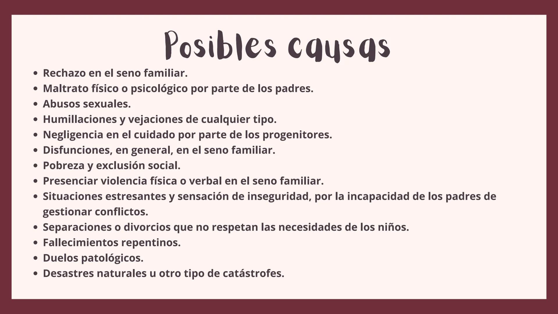 traumas
infantiles ¿Que es un trauma?
se define trauma como una emoción
o impresión negativa, fuerte y
duradera.
Un trauma surge ya sea porq