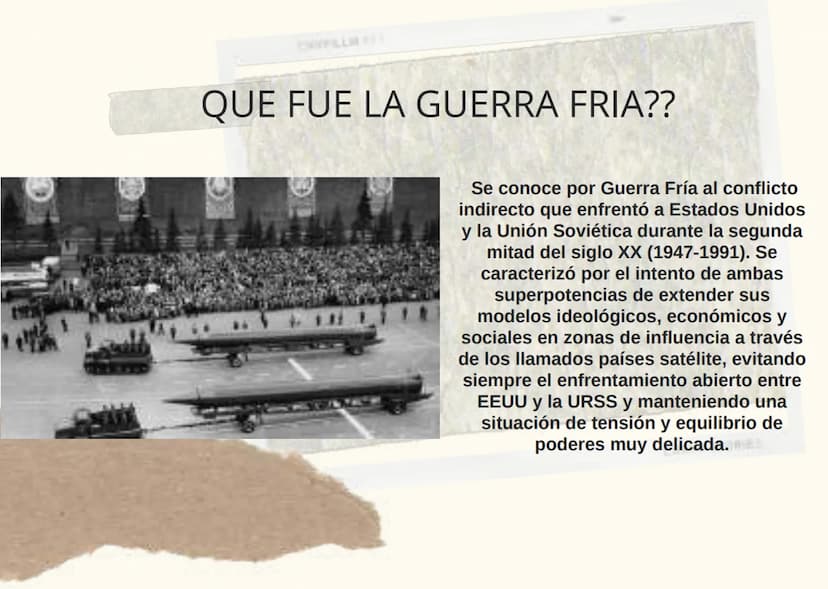 LA SEGUNDA GUERRA
MUNDIAL La Segunda Guerra Mundial fue un conflicto
armado que tuvo lugar entre los años de 1939
y 1945, y que involucró de