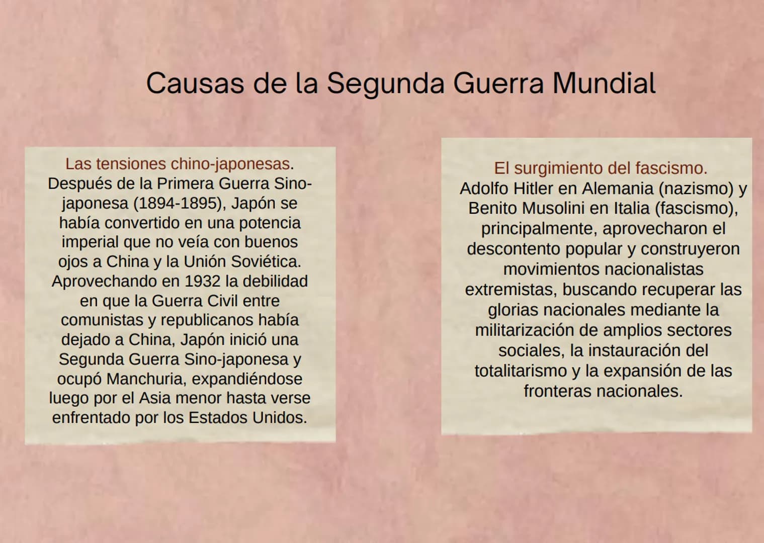 LA SEGUNDA GUERRA
MUNDIAL La Segunda Guerra Mundial fue un conflicto
armado que tuvo lugar entre los años de 1939
y 1945, y que involucró de