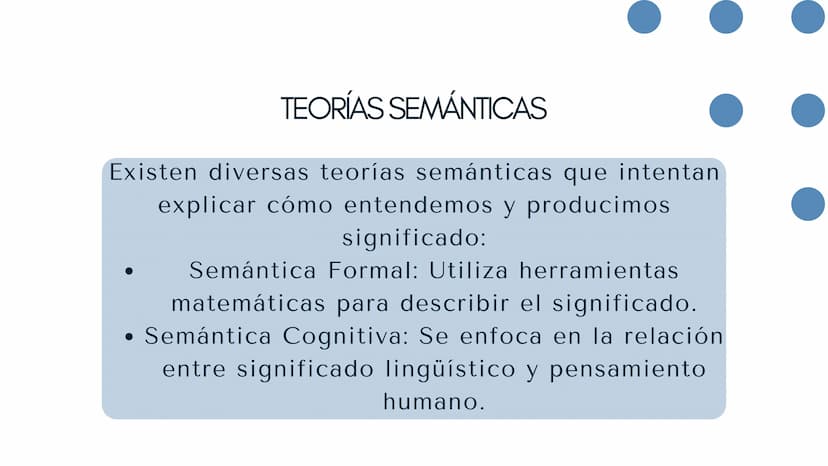 SEMANTICA ¿QUÉ ES LA SEMÁNTICA?
La semántica investiga el significado de las
palabras, frases, oraciones y textos. Se
interesa por cómo se c