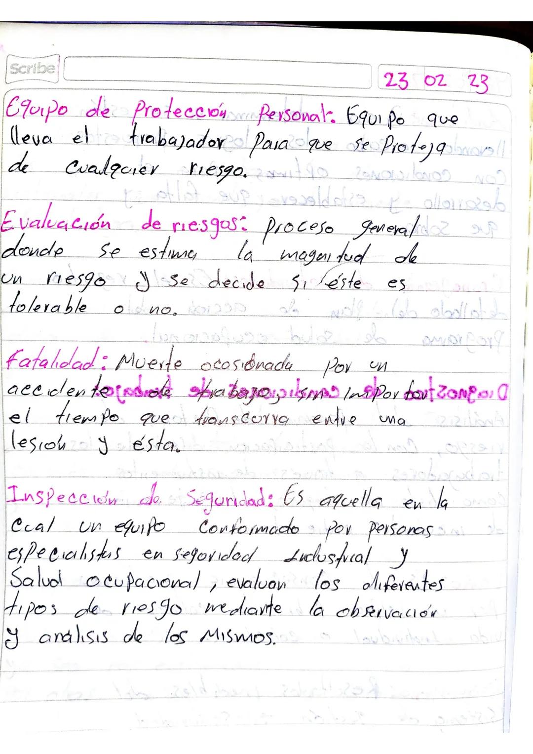 # 09 02 23 Seguridad industrial

Ca seguridad industrial es la disciplina que
Se ocupa de la gestión o manejo de los
riesgos inherentes α la