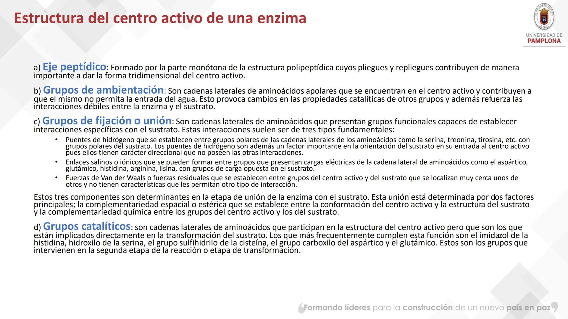 # Bioquímica Clínicaon

ENZIMOLOGÍA. Propiedades y nomenclatura, clases
de enzimas, principios generales de cinética, química
y enzimática, 