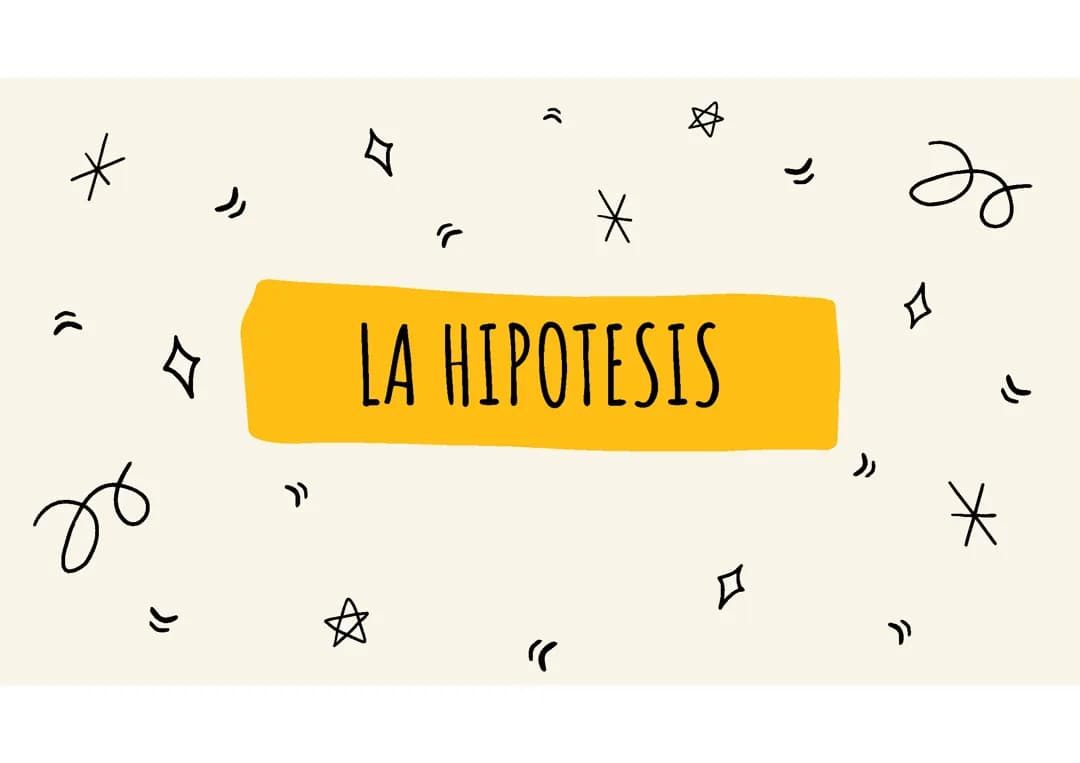 La Hipotesis 