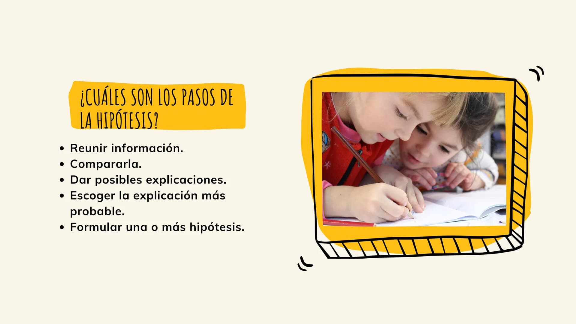 Ж
་
ее
LA HIPOTESIS
ее
*
བ
» ¿QUÉ ES LA HIPÓTESIS?
Una hipótesis es la suposición de algo que podría,
o no, ser posible.
Como tal, las hipót