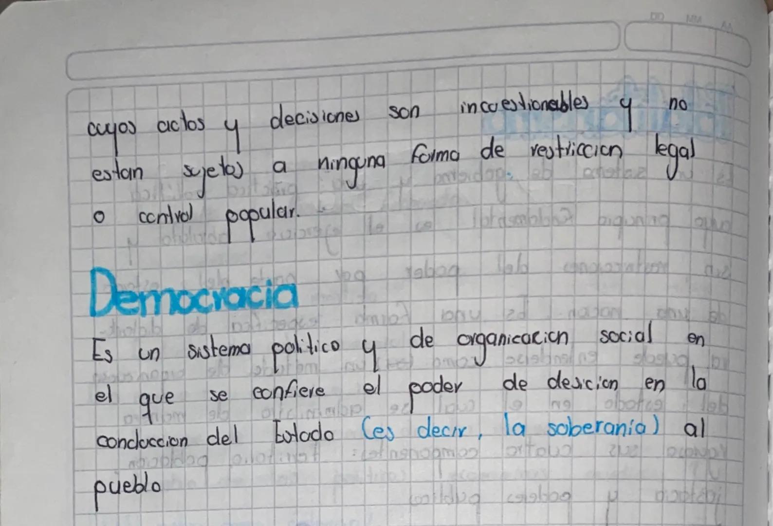 # Totalitarismo

Es un sistema de gobierno y una práctica política cuyo principio Fundamental es el ejercicio absoluto y sin restricciones d